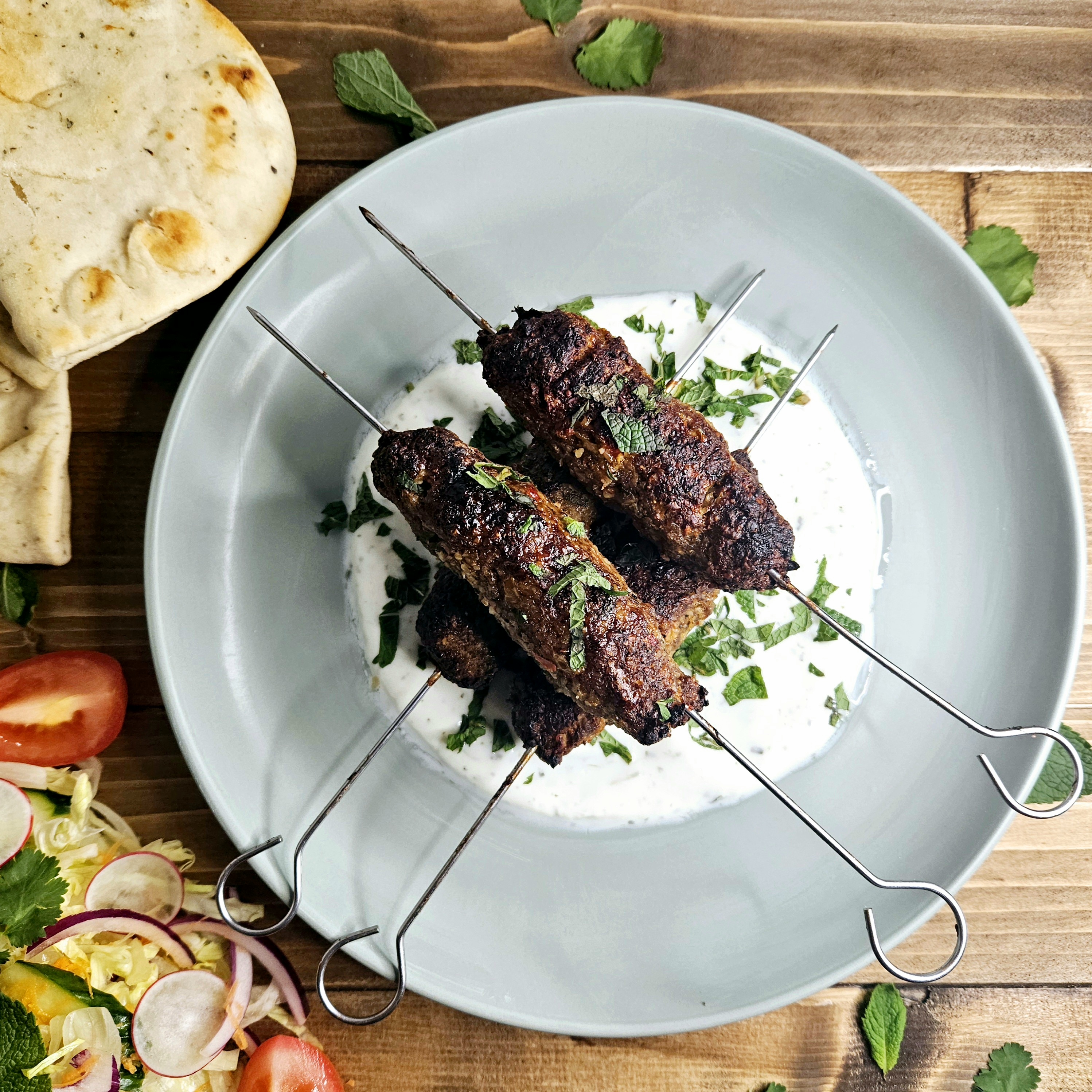 Lamb Koftas with Mint Yoghurt