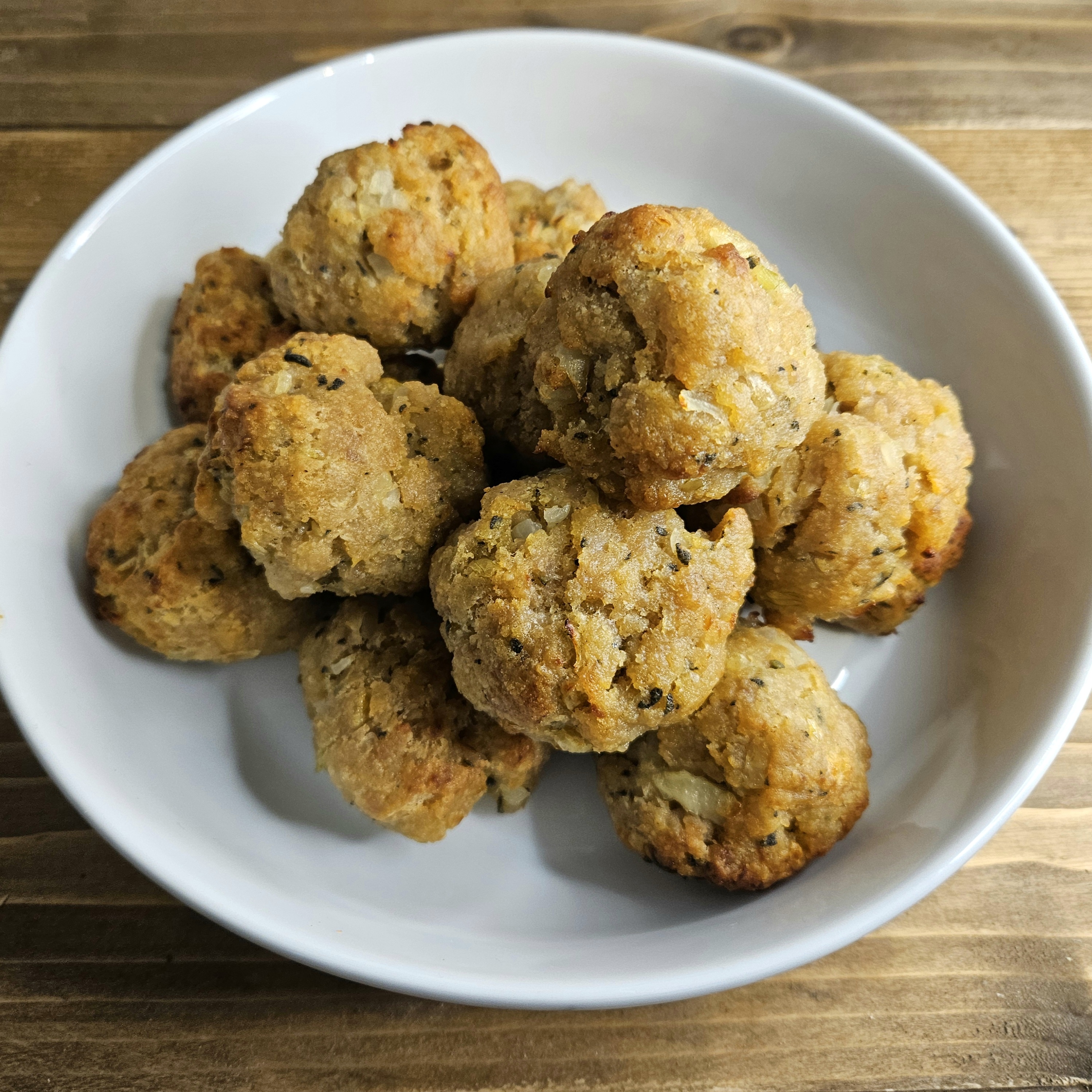 Sausage, Sage, & Onion Stuffing Balls